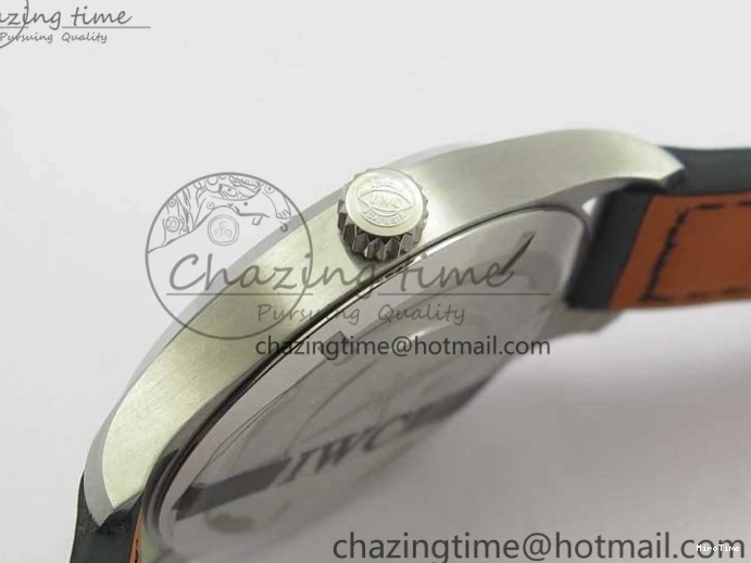 MIROTIME 0427 MARK XVIII IW327002 SS FKF 1:1 Best Edition White Dial On Black Leather Strap Affordable 7121